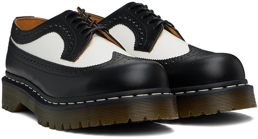 Dr. Martens Black & White 3989 Bex Smooth Leather Brogues 4