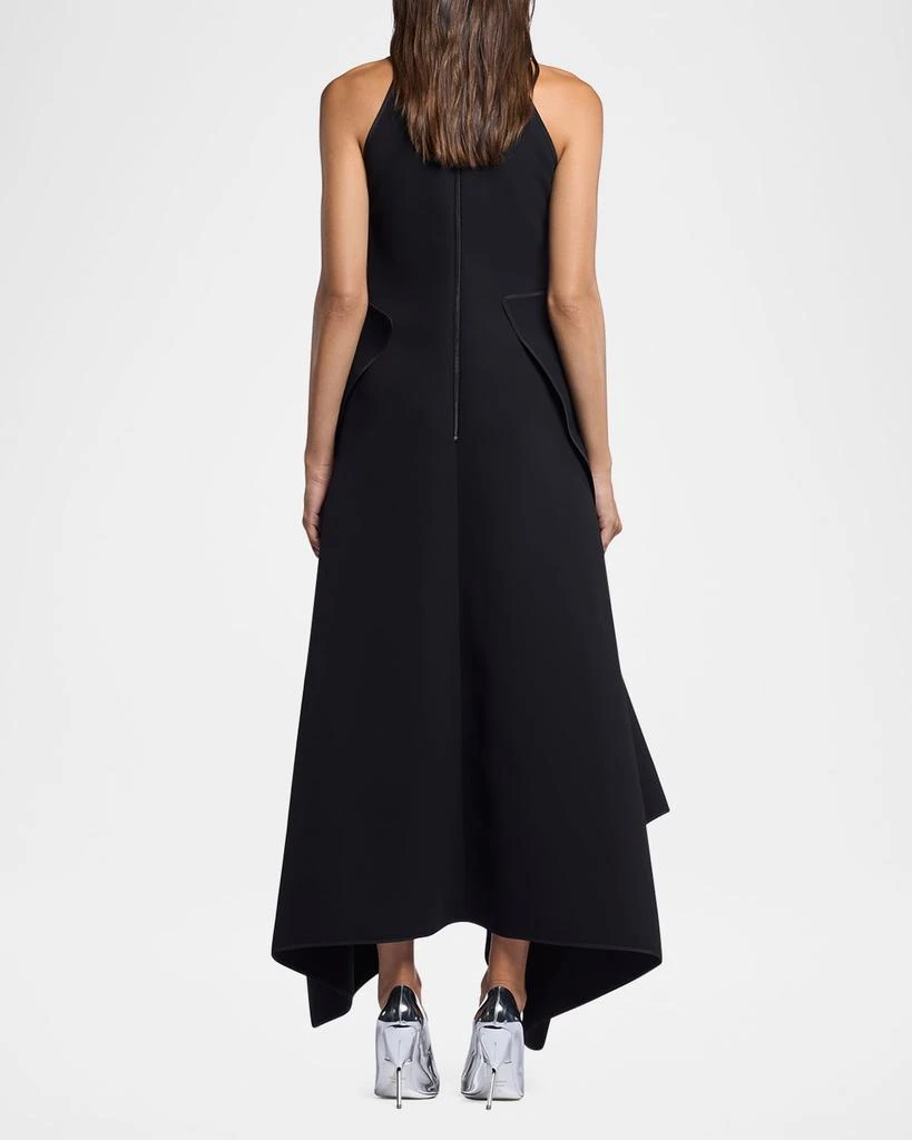 Maticevski Varsity Sleeveless Draped Midi Dress 3
