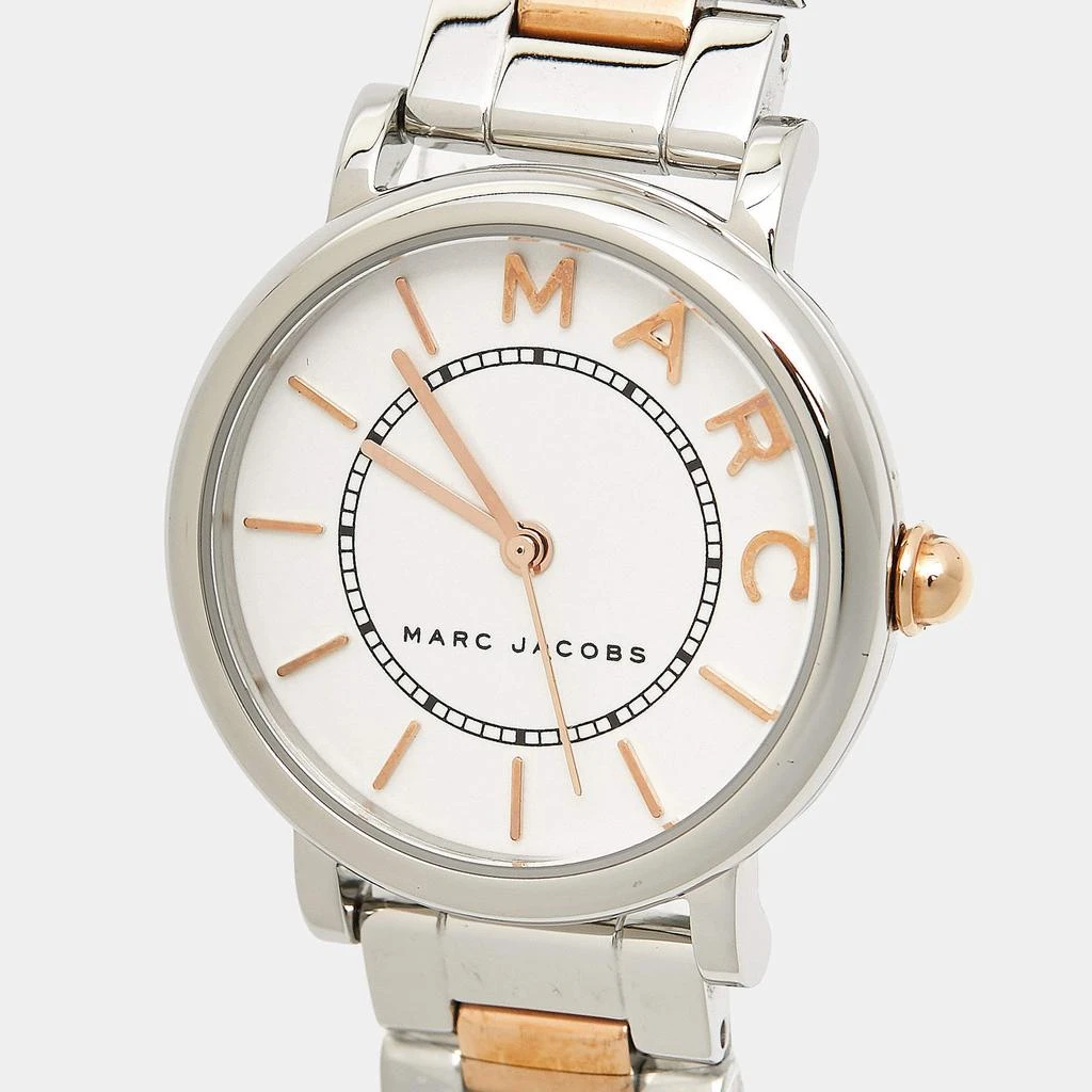 Marc Jacobs Marc By Marc Jacobs White Two-Tone Stainless Steel Roxy MJ3553 Women's Wristwatch 28 mm 2