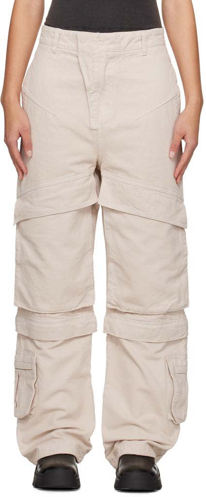 Entire Studios Beige Convertible Trousers