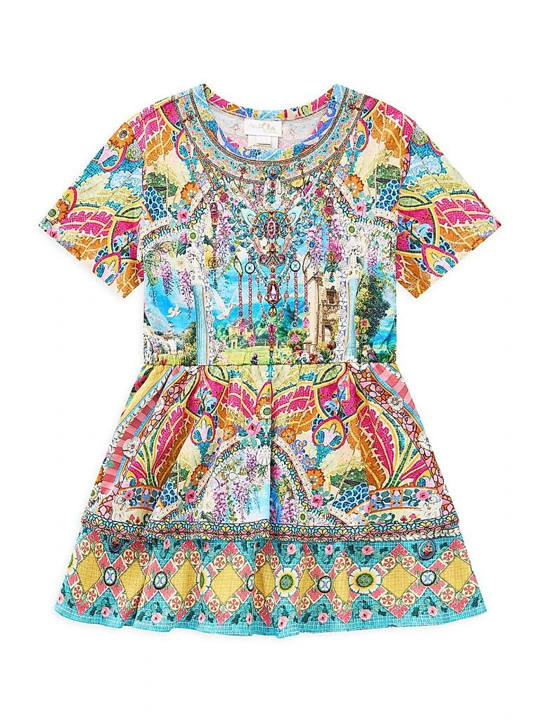 Camilla Little Girl's & Girl's Printed T-Shirt Minidress
