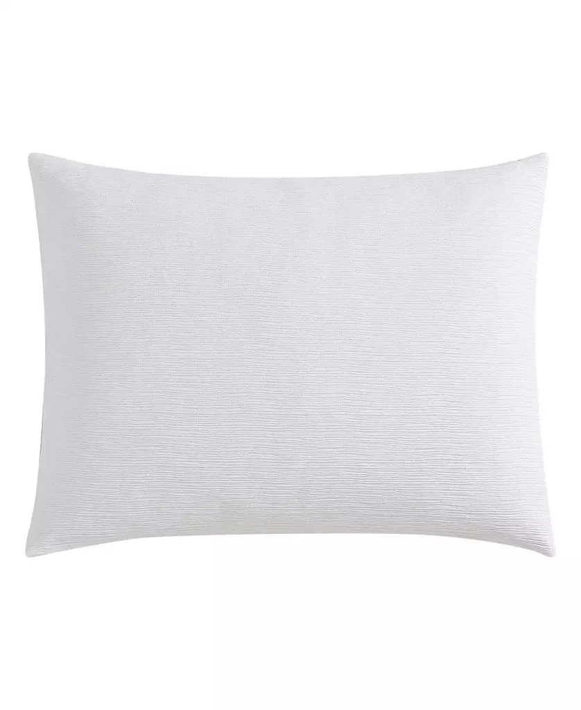 Vera Wang Solid Textured Pleats 3-Pc. Duvet Cover Set 6