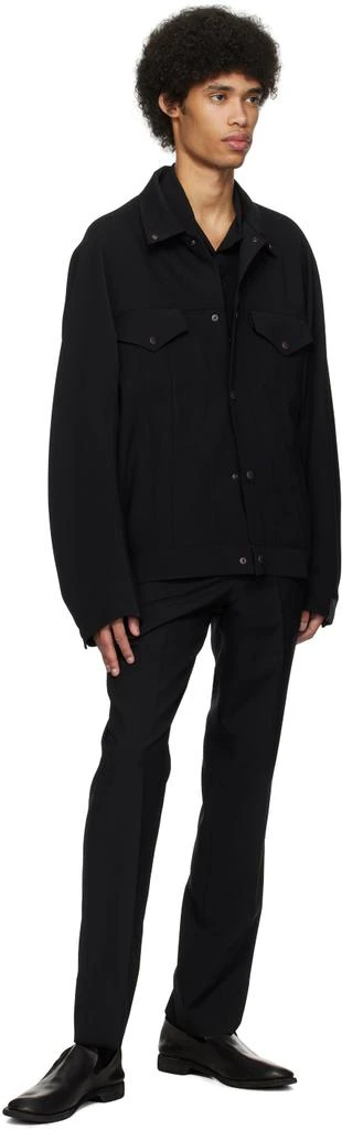 n.hoolywood Black Slim-Fit Trousers 4