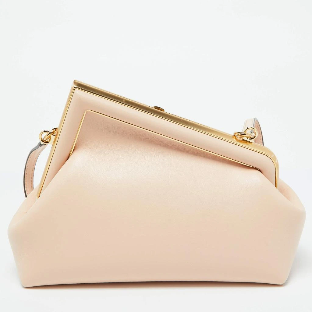 Fendi Fendi Pink Leather Fendi First Clutch 4
