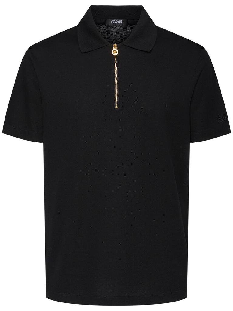 Versace Versace Embroidery Cotton Polo