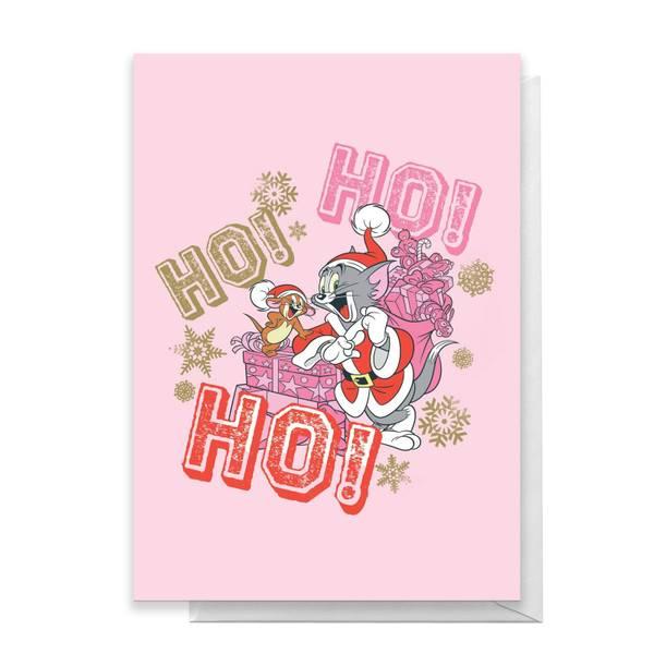 Original Hero Tom And Jerry Ho! Ho! Ho! Greetings Card
