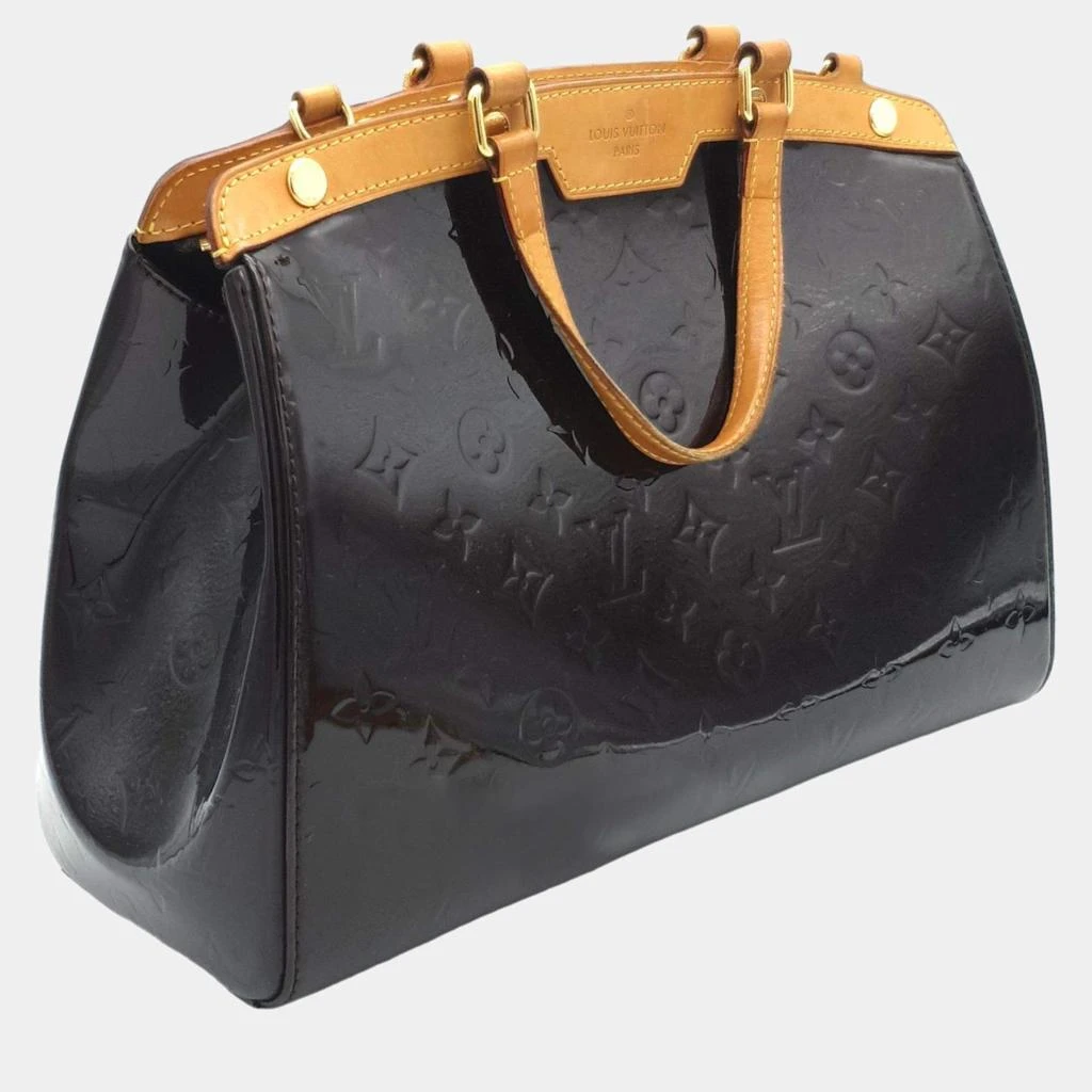 Louis Vuitton Louis Vuitton Burgundy Amarante Monogram Vernis Brea MM Bag 2