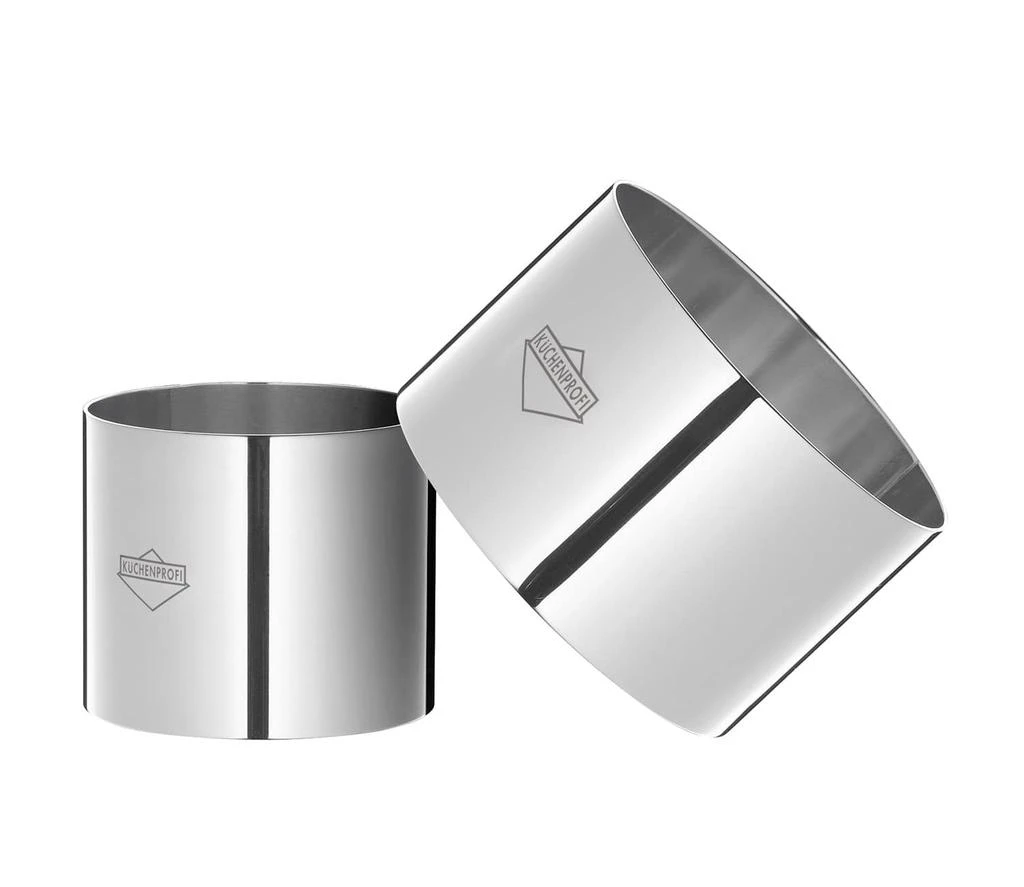 Kuchenprofi Cooking Ring Molds, 4 Piece Set, 2.5-Inch 
3-Inch, Stainless 2