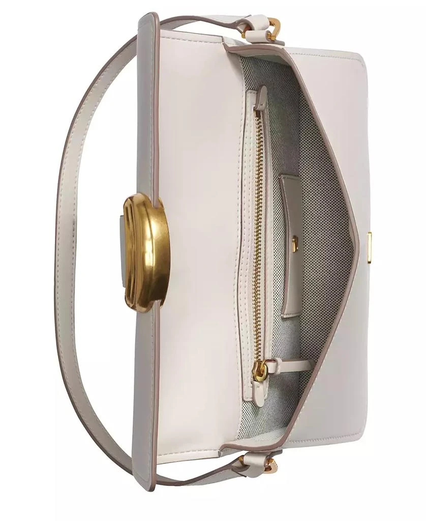 Donna Karan Valley Stream Leather Buckle Shoulder with Removable Strap 14