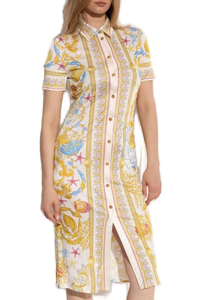 Versace Versace Barocco Printed Short-Sleeved Dress 2
