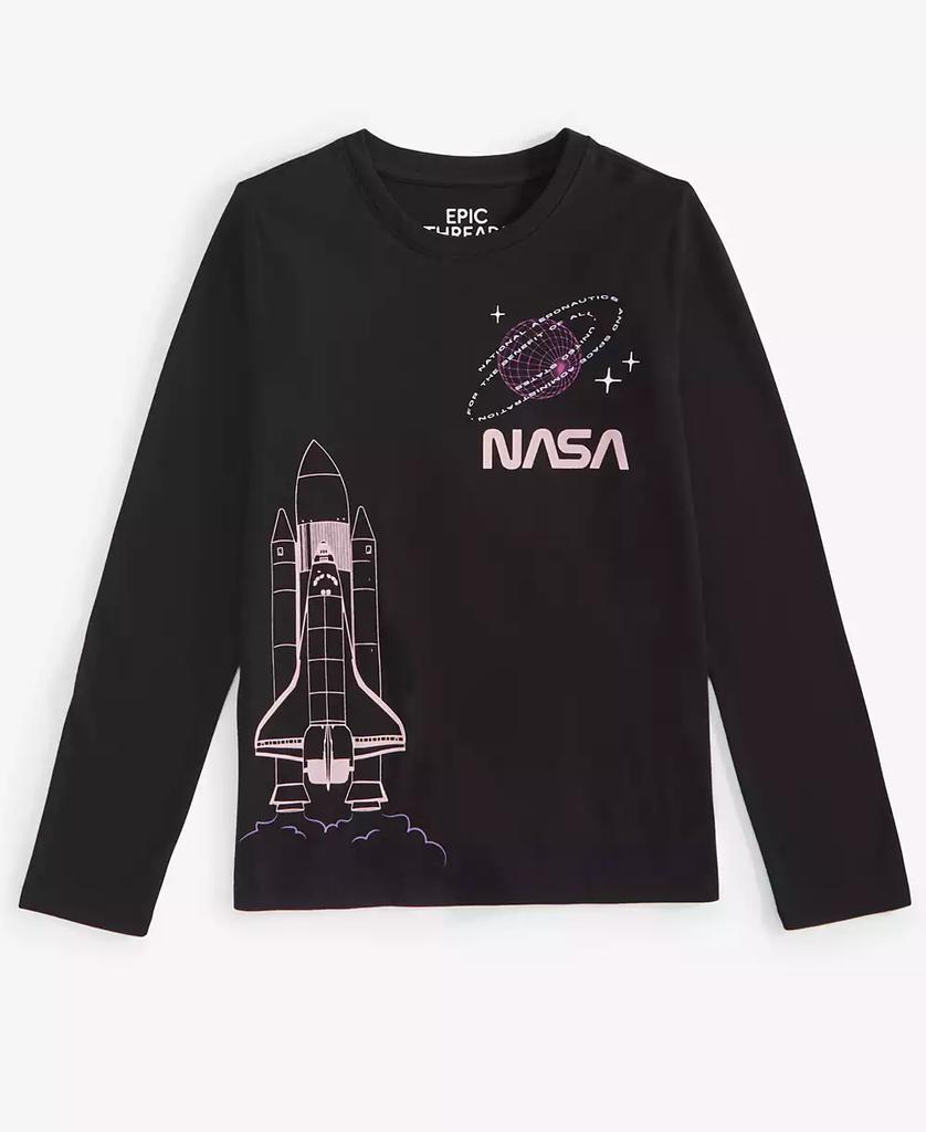 Epic Threads Little & Big Girls NASA Graphic Long-Sleeve T-Shirt, Exclusively at Macy's