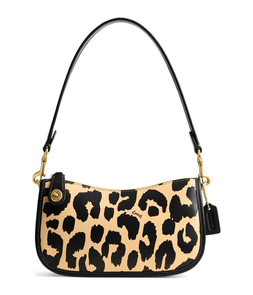 COACH Printed Leather Swinger 20