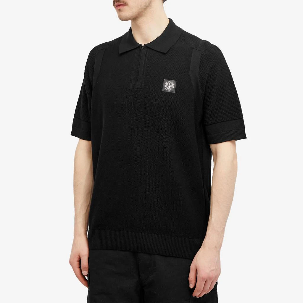 Stone Island Stone Island Soft Cotton Patch Knitted Polo Shirt 2