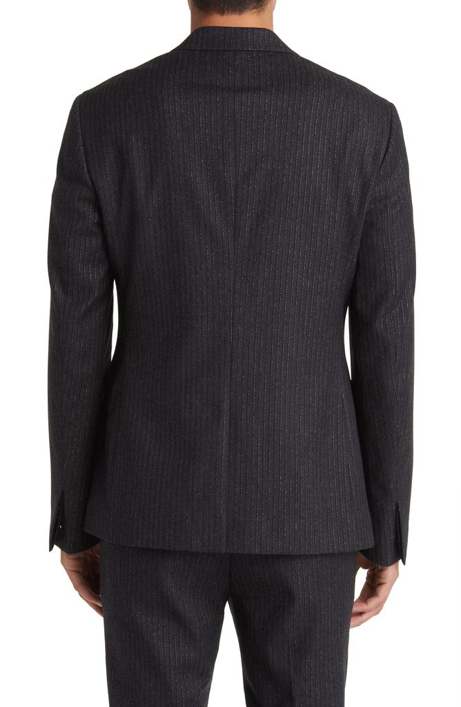 ALL SAINTS Androm Metallic Pinstripe Blazer