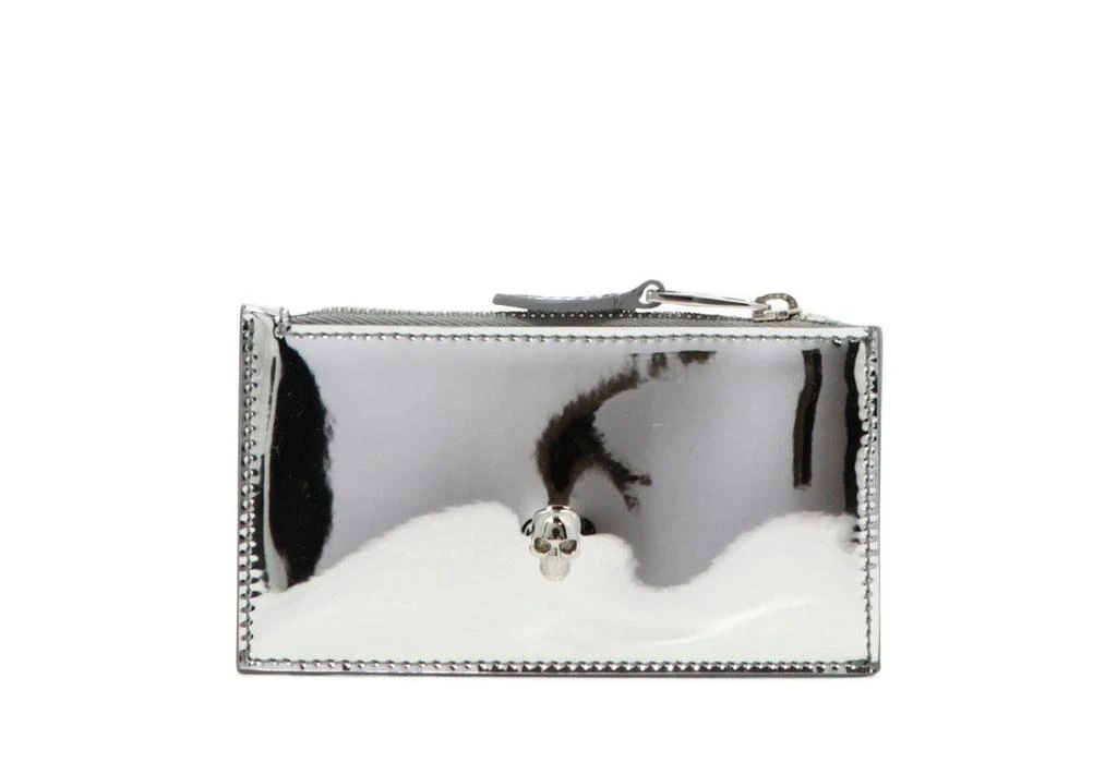 Alexander McQueen Alexander McQueen Skull Embellished Zipped Wallet 1