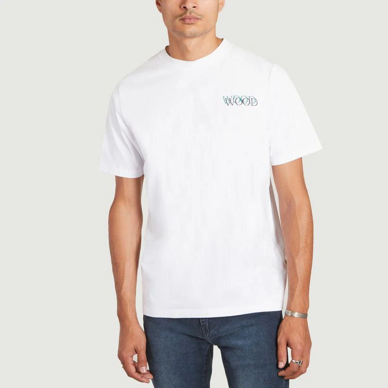 Wood Wood Sami graphic logo t-shirt White WOOD WOOD 1