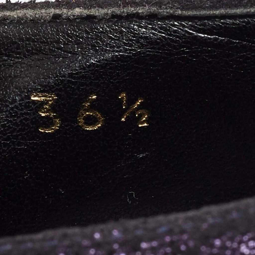 Stella McCartney Stella McCartney Black Faux Leather Elyse Star Platform Derby Size 36.5 7