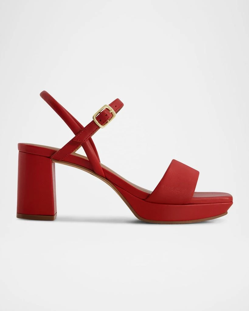 Bernardo Canto Leather Platform Sandals 1