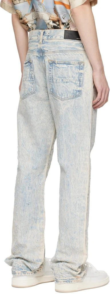 AMIRI Blue & Off-White Shotgun Jeans 3