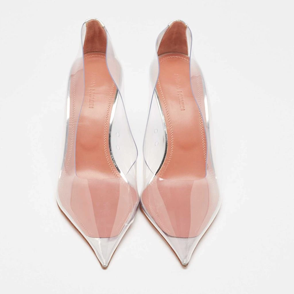 Amina Muaddi Amina Muaddi Transparent PVC Ane Wedge Pumps Size 38.5 3