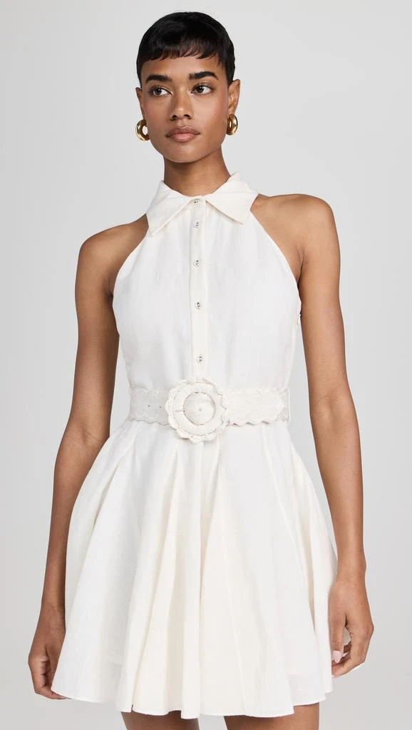 Hemant and Nandita Short Dress With Buckle Belt 6
