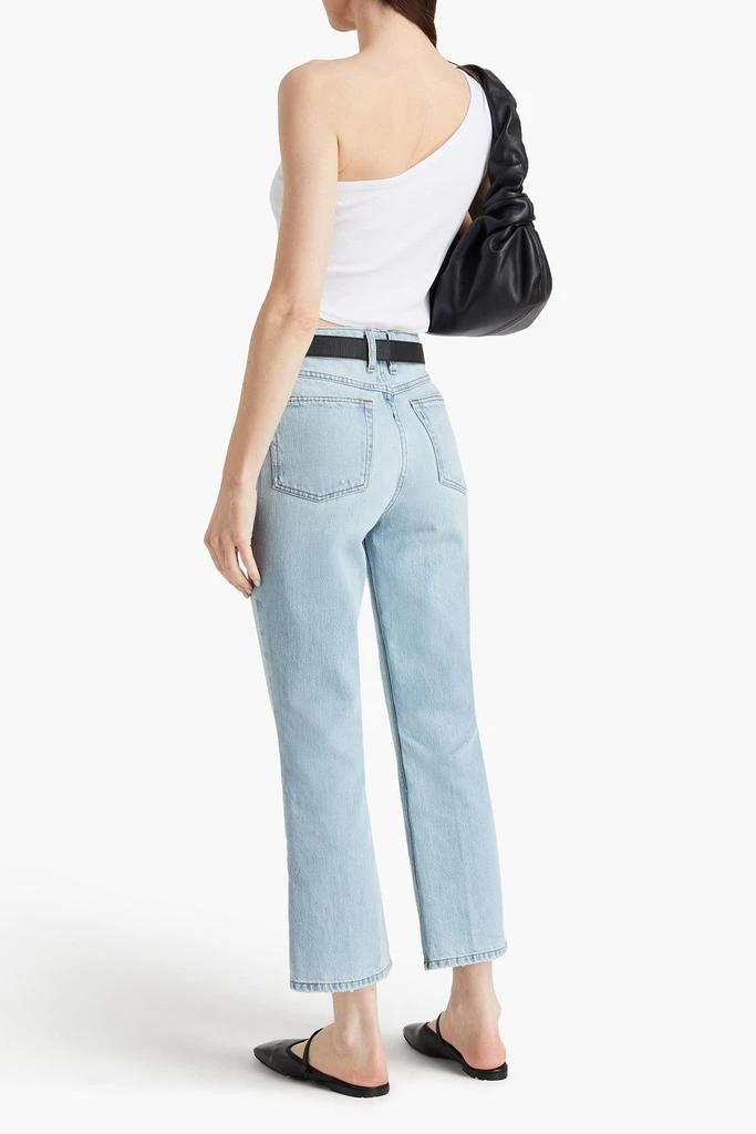 FRAME High 'N' Tight Crop Mini Boot cropped high-rise bootcut jeans 3