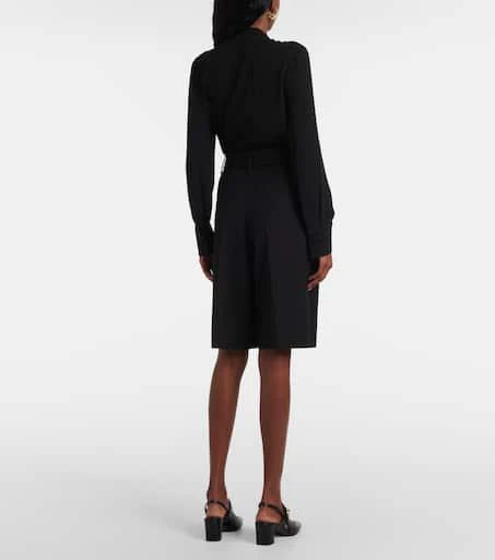 Valentino Virgin wool sablé Bermuda pants 3