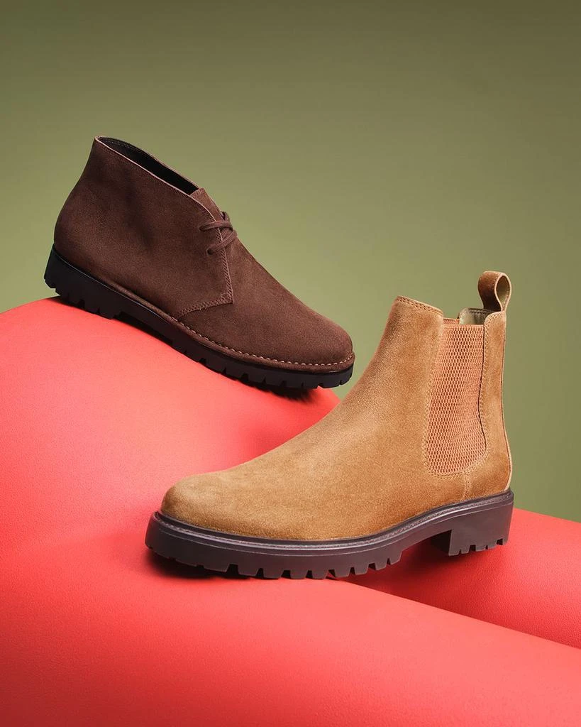 The Men\'s Store at Bloomingdale\'s Chelsea Boots Men\'s Tan Suede Pull On Size 9.5 To Boot New York Men main image 4