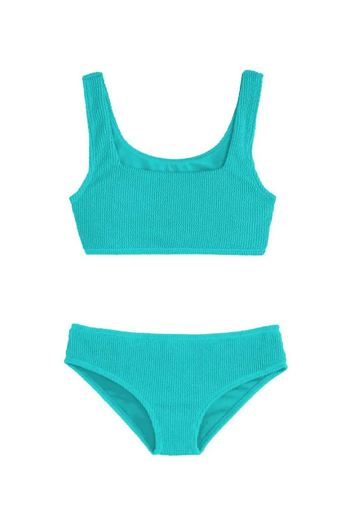 LIMEAPPLE Limeapple - Girl
s Fay Crinkle Tankini Swimsuit Top 2