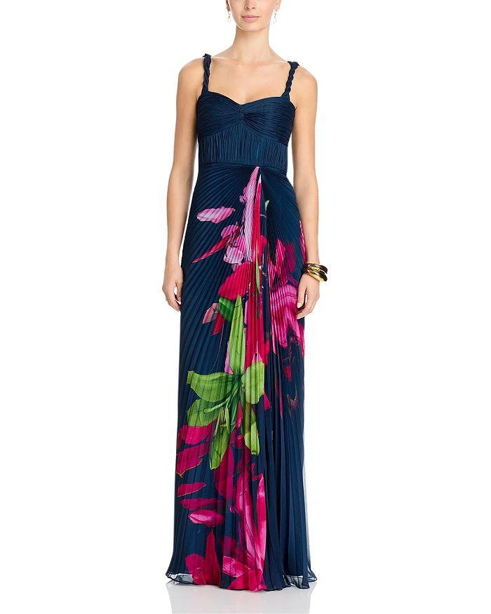 AMUR Drea Pleated Gown