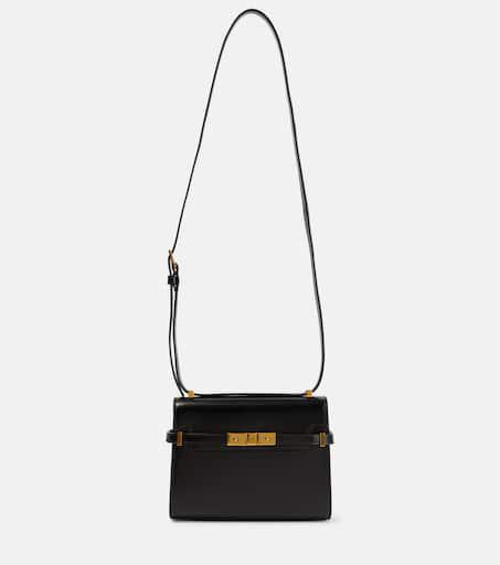 ショルダーバッグ・ポシェット SAINT LAURENT BLACK LEATHER SHOULDER BAG Le 5 à 7 patent leather shoulder bag in black - Saint