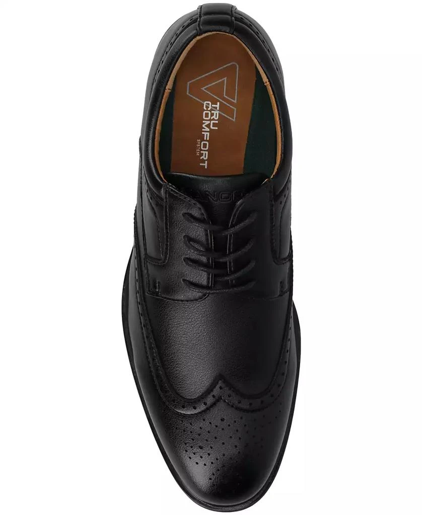 Vance Co. Men's Cormac Comfort Flexible Wingtip Oxford Dress Shoe 4