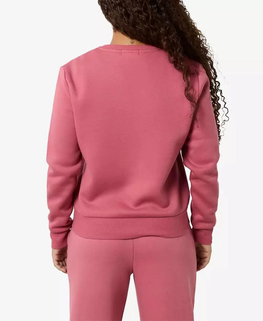 True Religion Women's Crystal Logo Classic Crew Neck Sweatshirt 2
