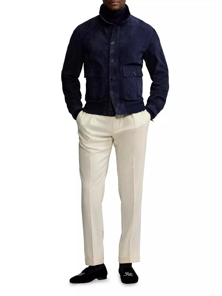 Ralph Lauren Calloway Suede Bomber Jacket 2