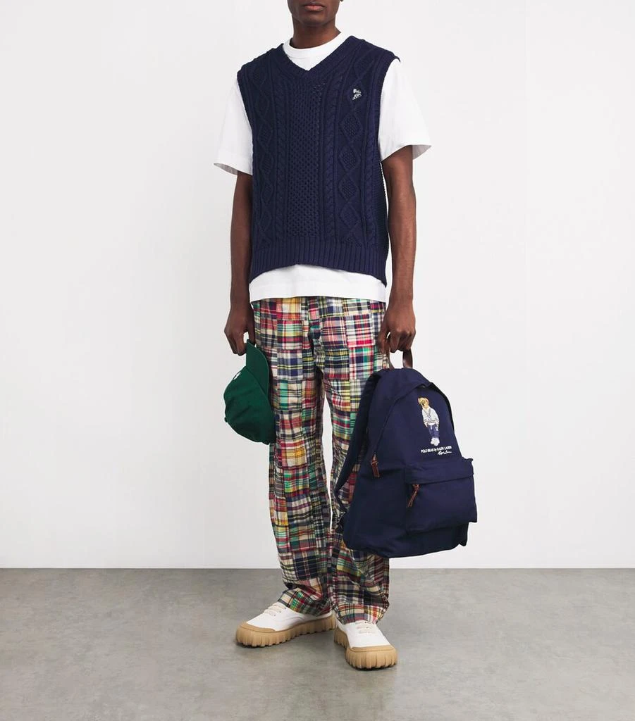 Ralph Lauren Cotton Aran-Knit Sweater Vest 2