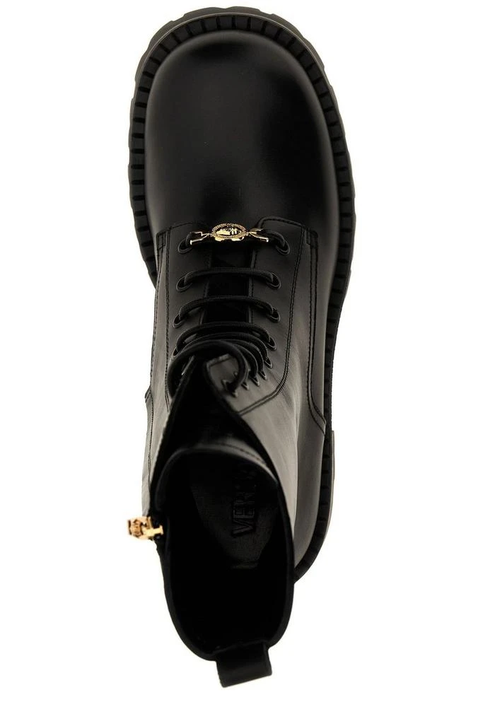 Versace Versace Vagabond Round-Toe Lace-Up Army Boots 3