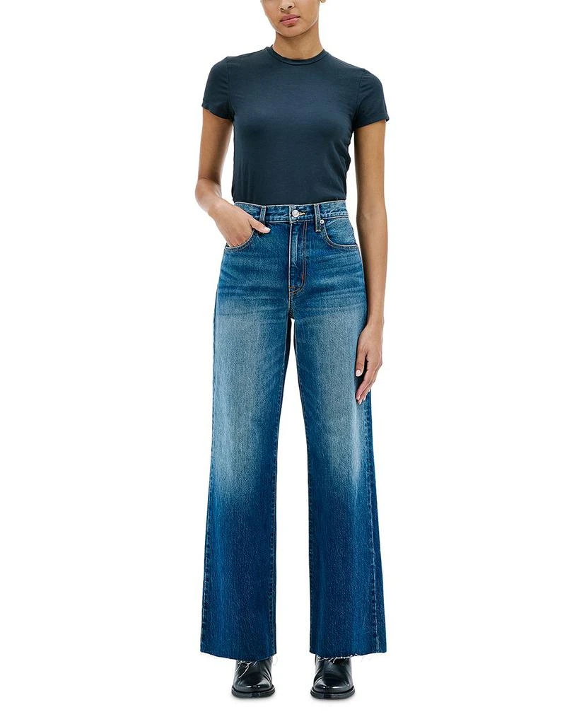 SLVRLAKE Grace High Rise Wide Leg Jeans in Big Dreamer 2