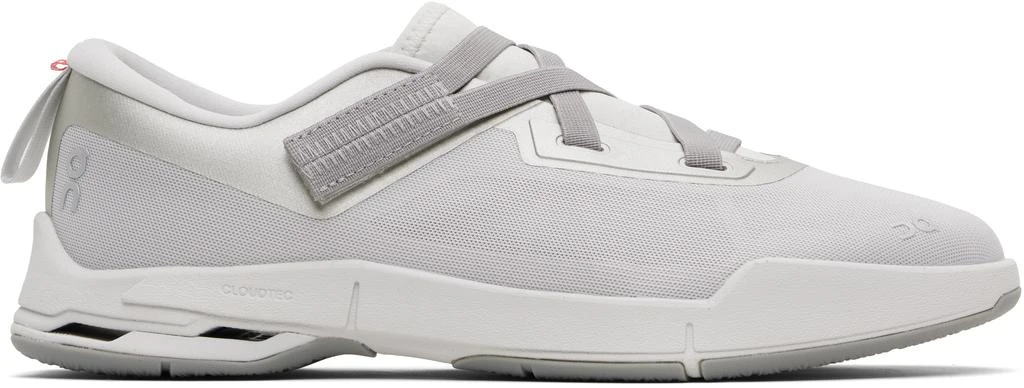 On Gray Cloudnova Moon Sneakers