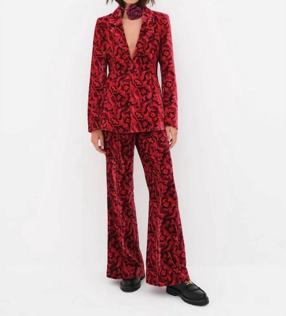 For Love 
Lemons Women
s Penny Blazer In Red Black