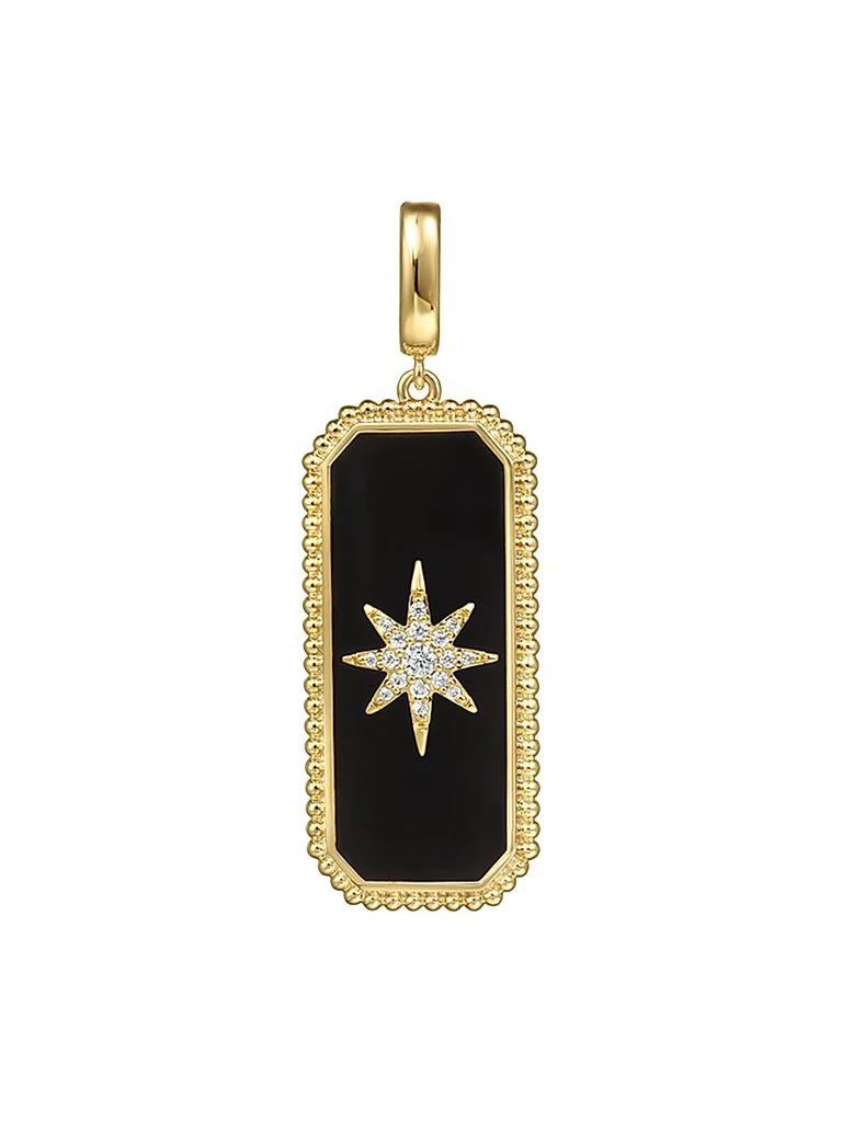 Gabriel
Co Bujukan 14K Yellow Gold, Freshwater Pearl, Black Onyx
0.13 TCW Diamond Pendant 3