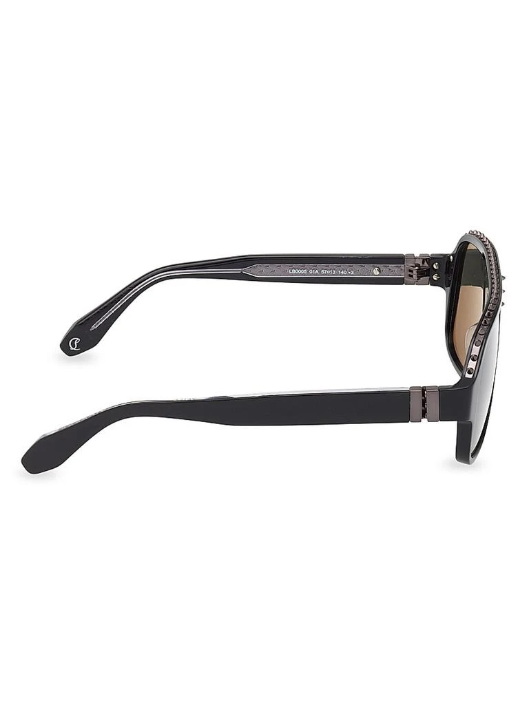 Christian Louboutin Roller 57MM Navigator Sunglasses 7