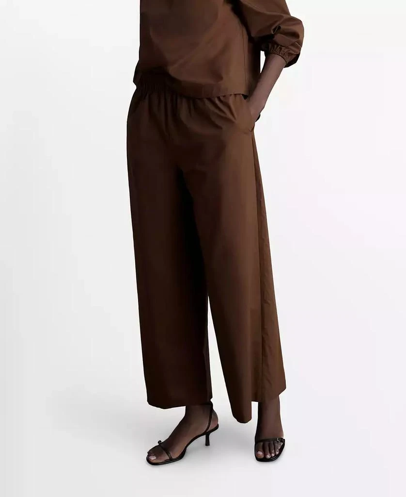 Mango Women's Straight-Fit Cotton Pants 1