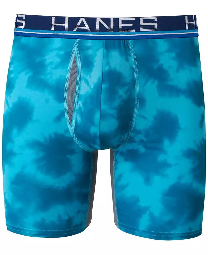 Hanes Men's 4-Pk. Ultimate Sport with X-Temp Total Support Pouch Longer Leg Boxer Briefs 3