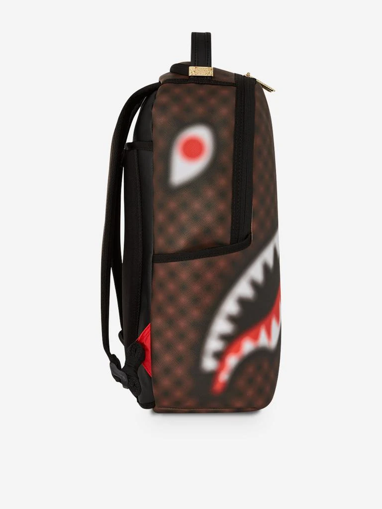 SprayGround Sprayground Kids Sharks in Paris Blur Backpack in Brown (45.72 cm) 4