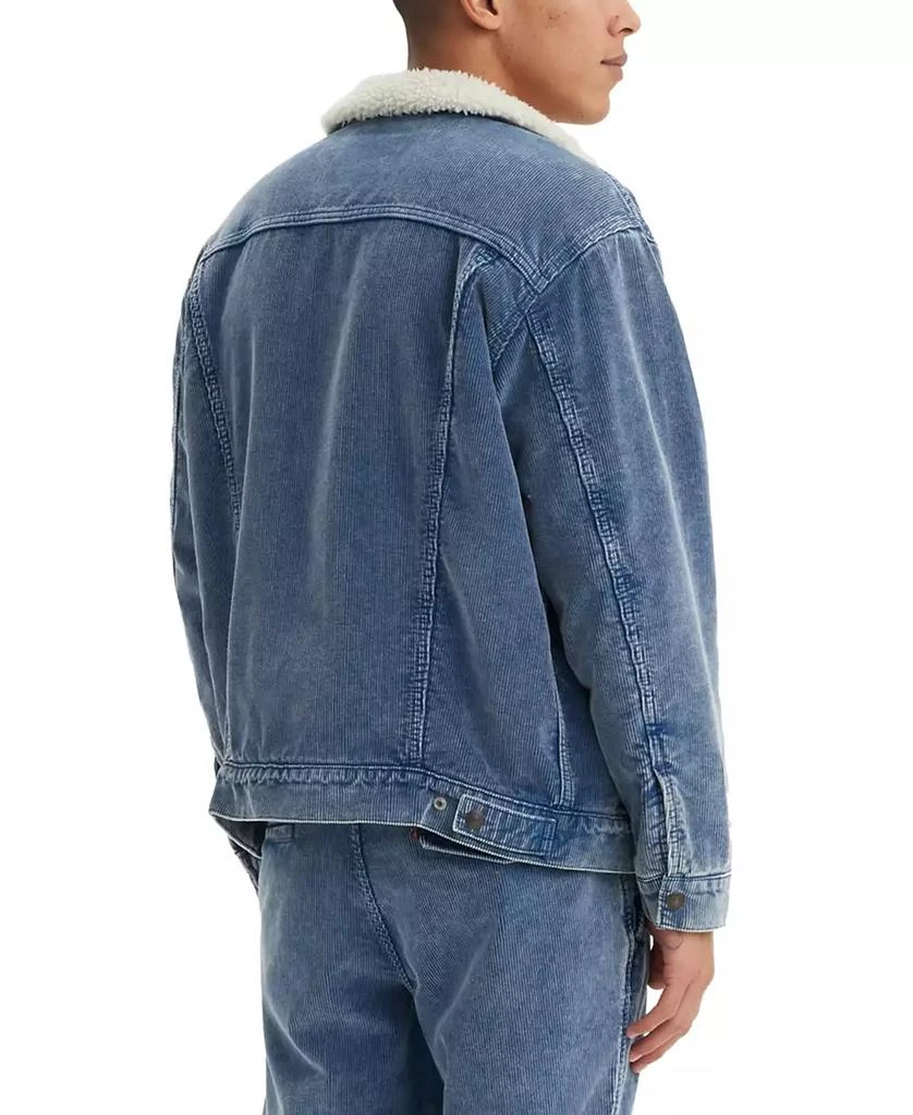 Levi's Men's Relaxed Fit Fleece-Lined Corduroy Trucker Jacket 2