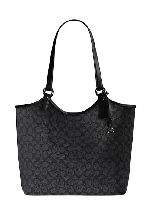 Coach Day Tote In Signature Canvas 1