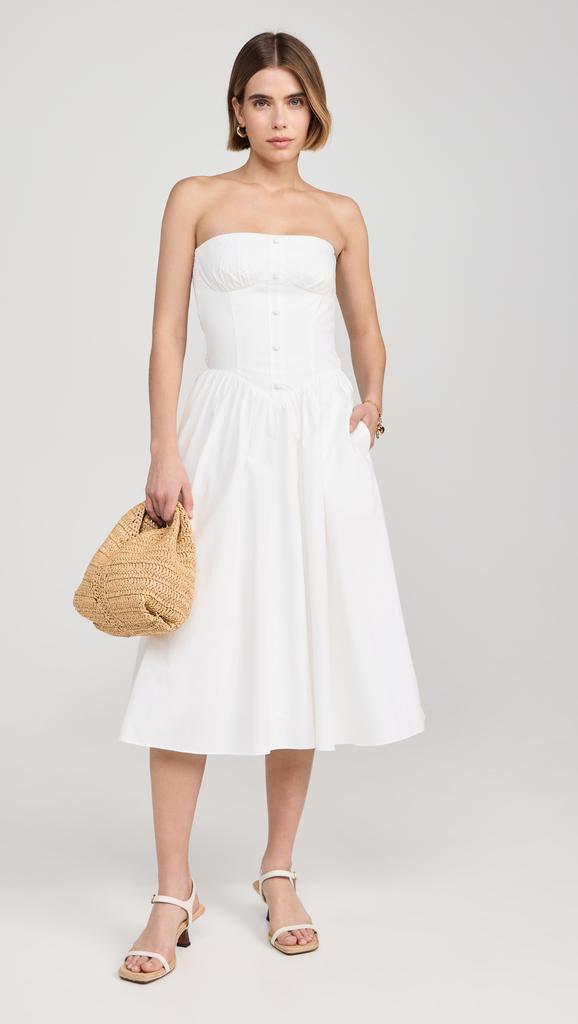 Amanda Uprichard Strapless Holland Dress