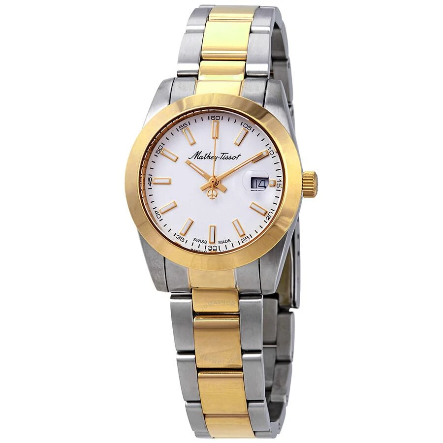 Mathey-Tissot Mathey I Quartz White Dial Ladies Watch D450BI 1