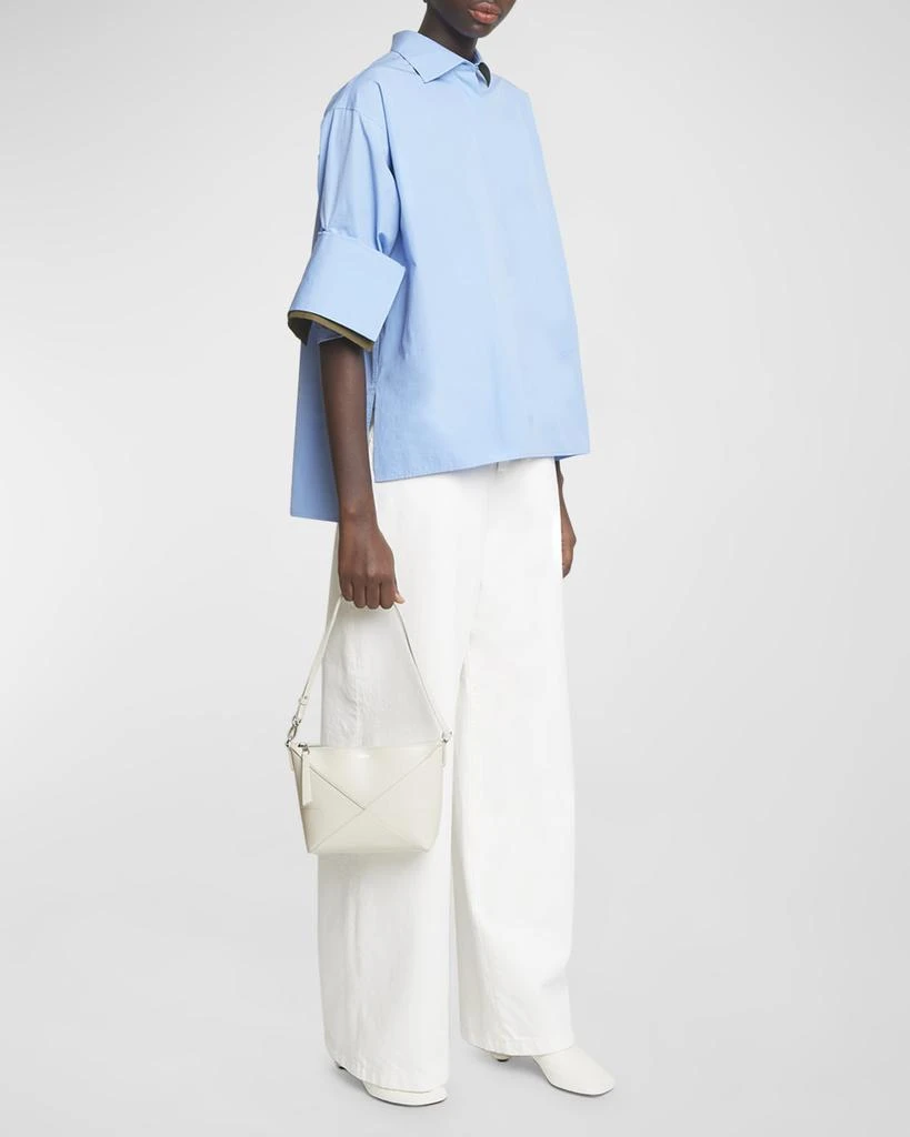 Loewe Puzzle Fold Leather Pouch Shoulder Bag 2