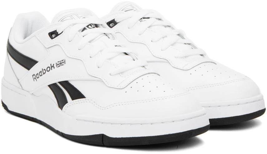 Reebok White BB 4000 II Sneakers 4
